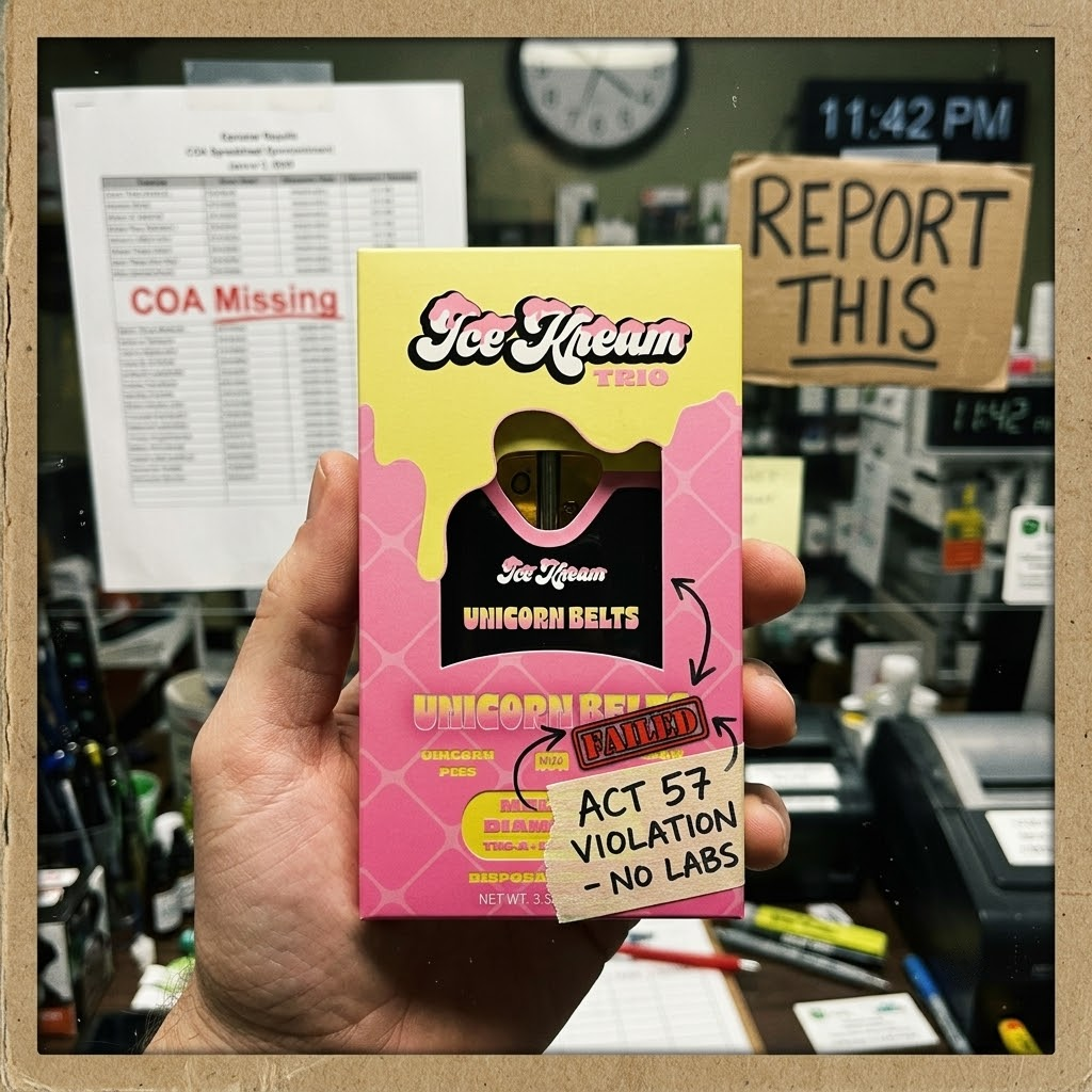 Consumer Safety Alert: The Hidden Danger of Ice Kream THCA Vapes on Main Street