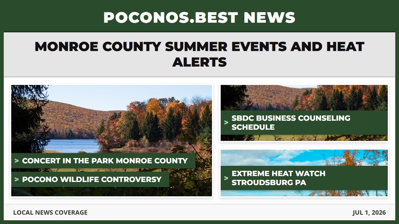 Monroe County Summer Events and Heat Alerts