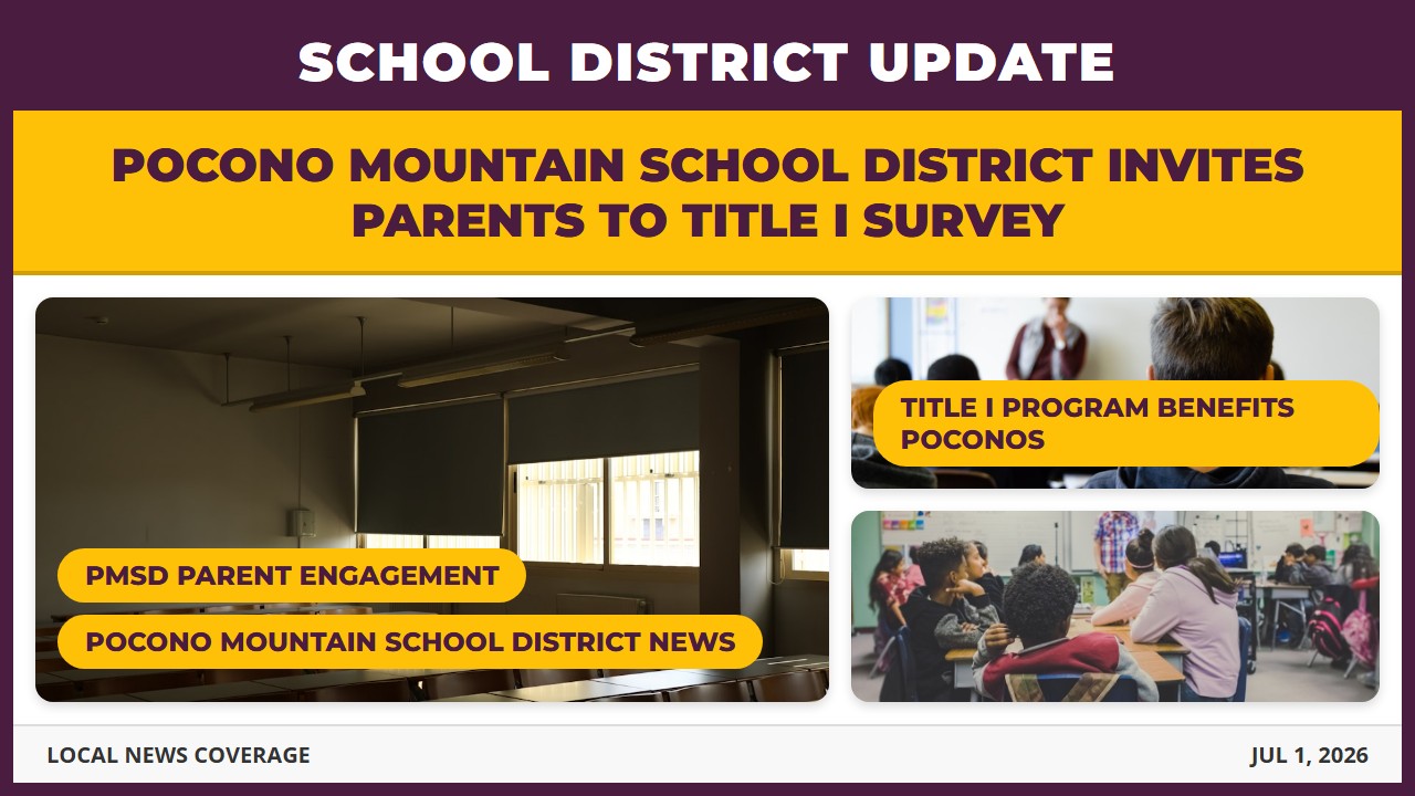 Pocono Mountain School District Invites Parents to Title I Survey